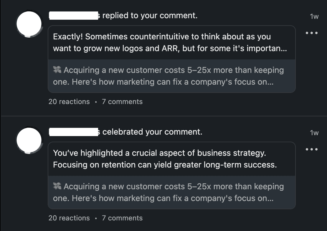 Engaged Post Example 1